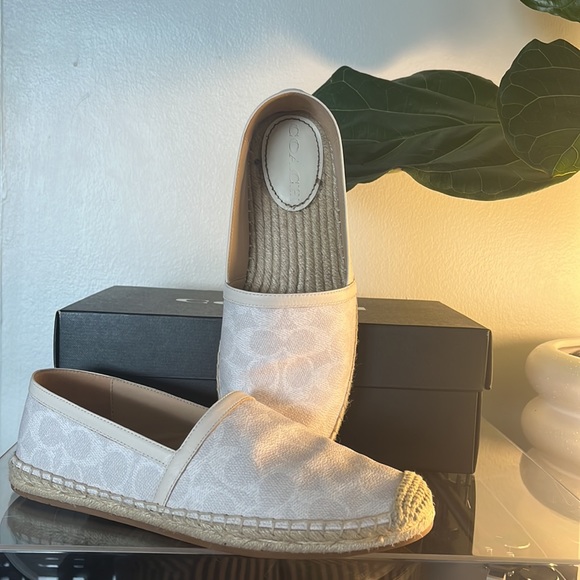 Coach Collins Coated Canvas Espadrilles - Picture 3 of 4